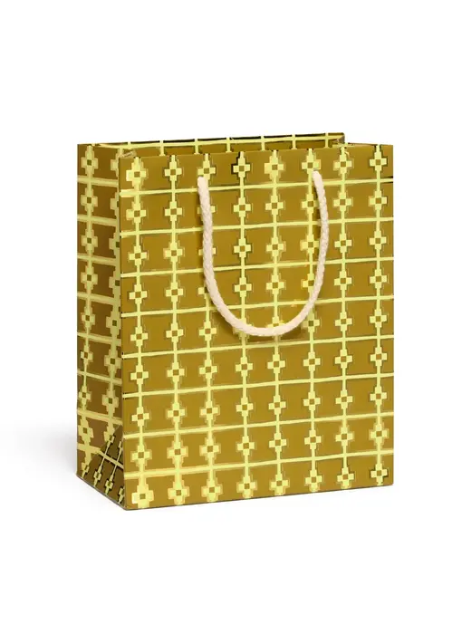 Geometric Gold - Medium Gift Bag