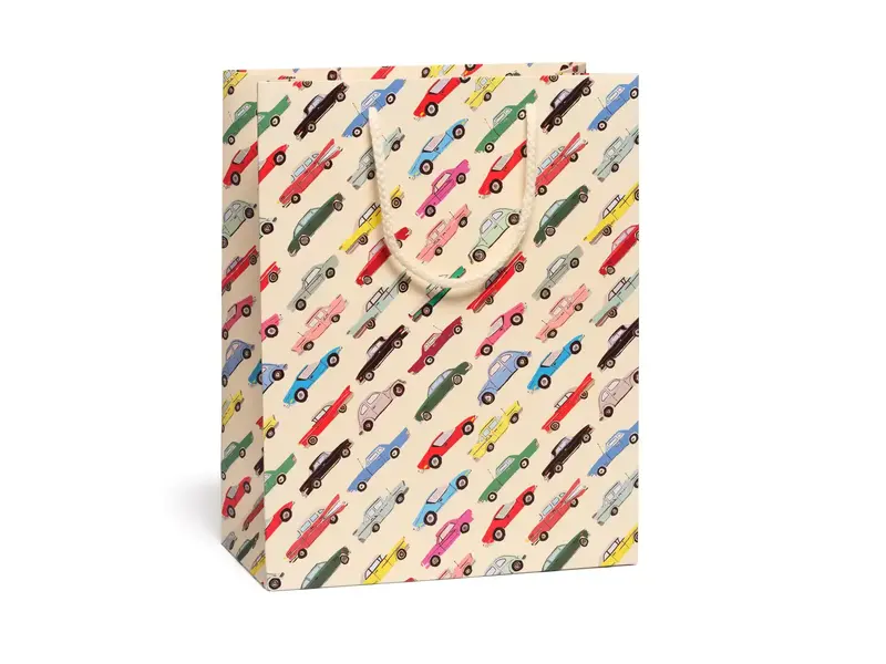 Red Cap Cards Cars gift bags | Large