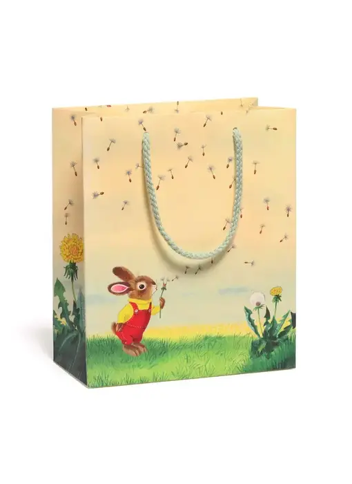 Richard Scarry Bunny and Dandelion - Medium Gift Bag