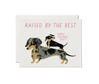 Raised by the Best Greeting Card