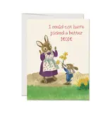 Red Cap Cards Richard Scarry Daffodil Mom Greeting Card
