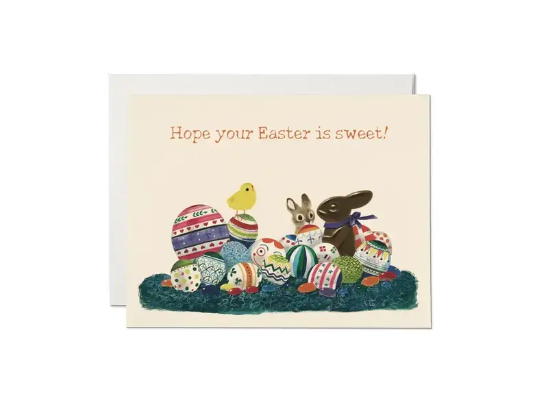 Red Cap Cards Sweet Easter Greeting Card