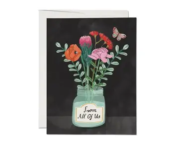 Flowers from Us Everyday Greeting Card