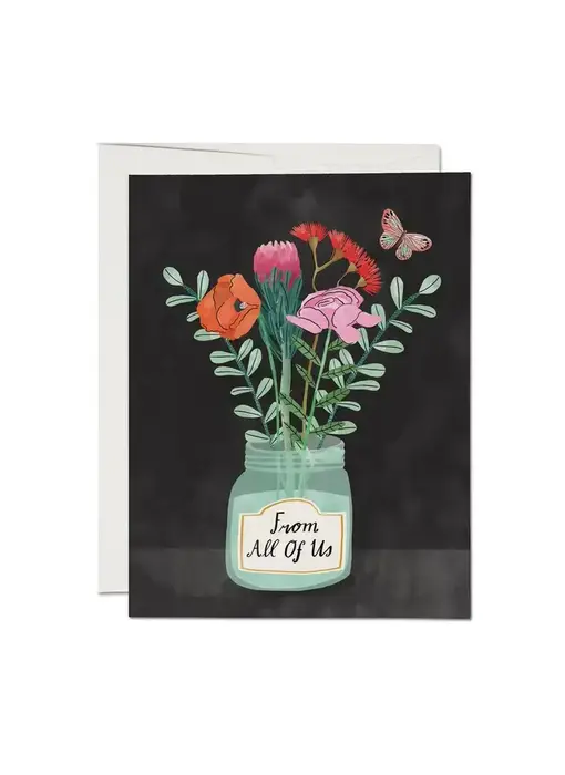 Flowers from Us Everyday Greeting Card