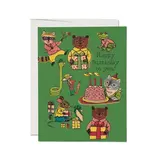 Red Cap Cards Critter Wishes greeting card