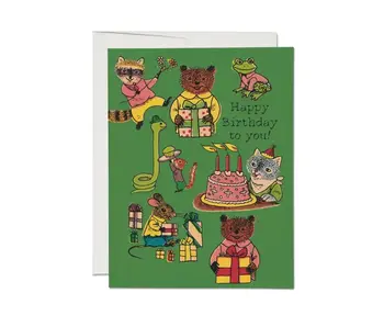 Critter Wishes greeting card
