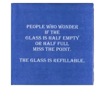 Glass Refillable Napkins