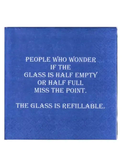 Glass Refillable Napkins