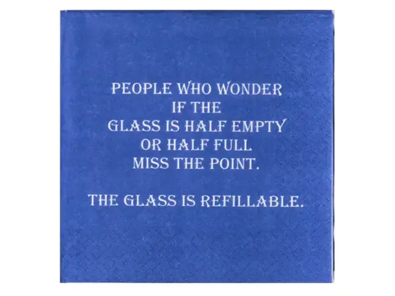 Mary Phillips Design Glass Refillable Napkins