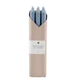 Northern Lights 12" Prairie Blue Taper Candles - 6 Pc