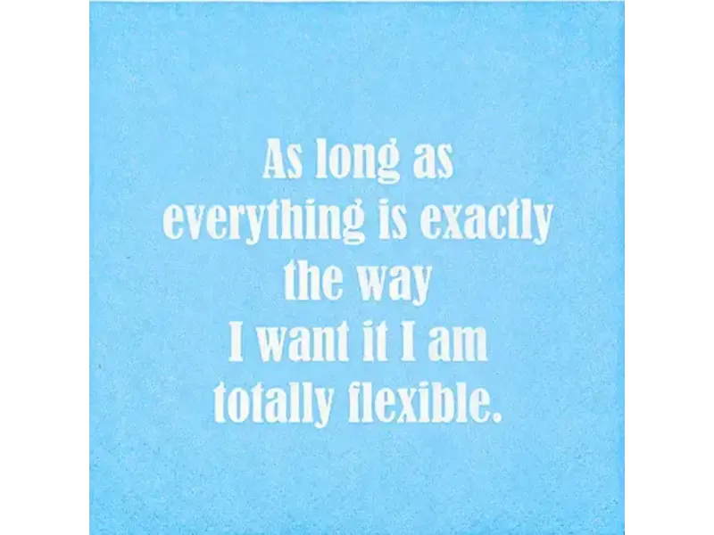 Mary Phillips Design I Am Totally Flexible Napkins
