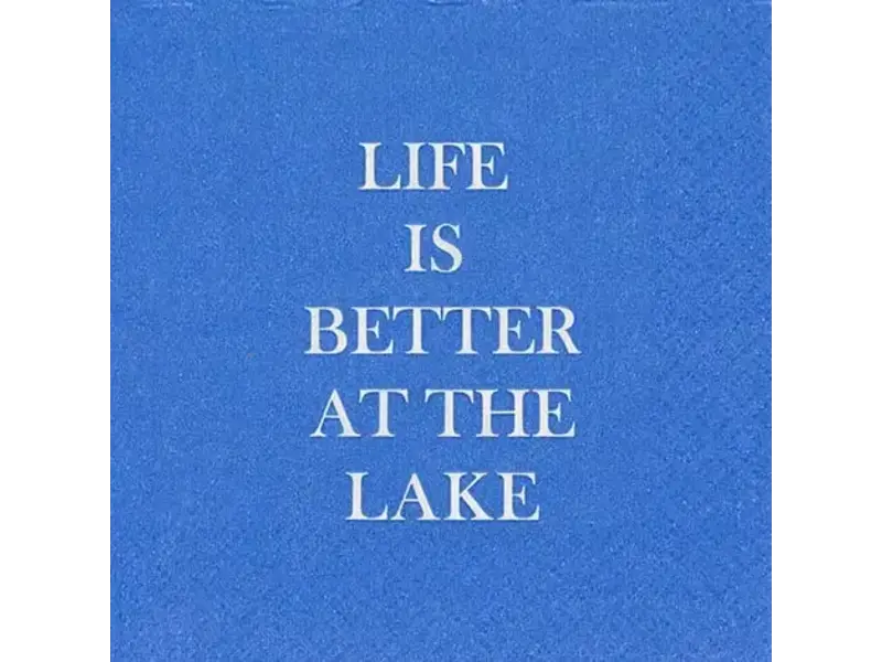 Mary Phillips Design Life Is Better At the Lake Napkins