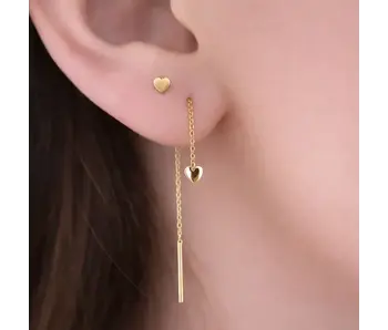 Tiny GF Heart Studs