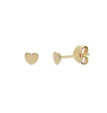 Ofina Jewelry Tiny GF Heart Studs
