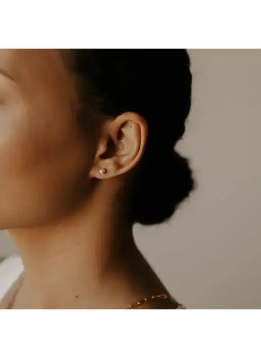 14k Gold Filled Pearl Studs