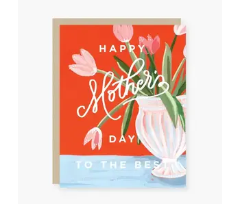 Tulip Vase Mother's Day Card