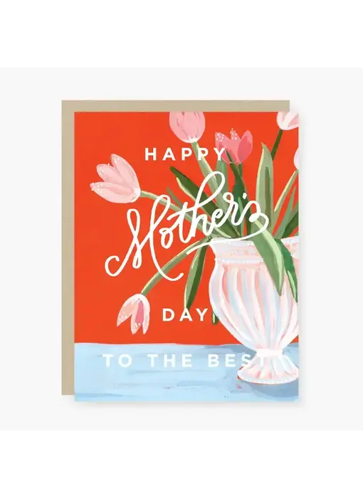 Tulip Vase Mother's Day Card
