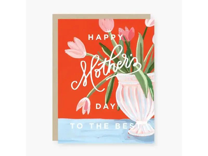 2021 Co. Tulip Vase Mother's Day Card