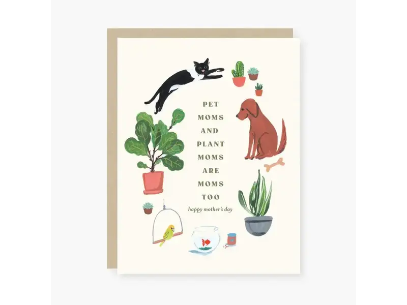 2021 Co. Pet Mom Plant Mom Mother's Day Card