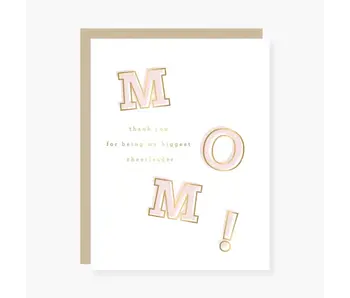 Biggest Cheerleader Mother's Day Card
