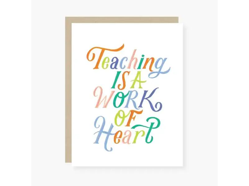 2021 Co. Work of Heart Teacher Appreciation Card