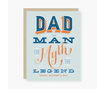 The Man, the Myth, the Legend Father's Day Card