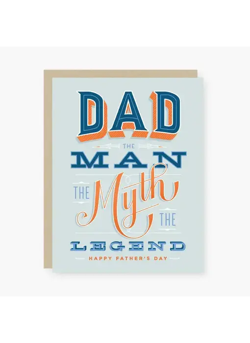 The Man, the Myth, the Legend Father's Day Card