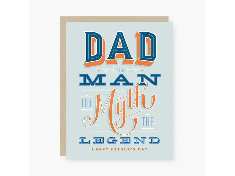 2021 Co. The Man, the Myth, the Legend Father's Day Card