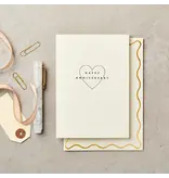 Katie Leamon Happy Anniversary Heart Card