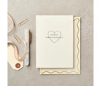 Happy Anniversary Heart Card