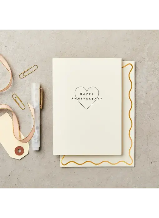 Happy Anniversary Heart Card