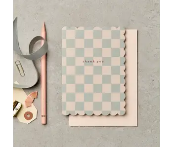 Scallop Thank You Chequer