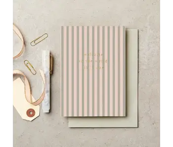 Striped Welcome To the World