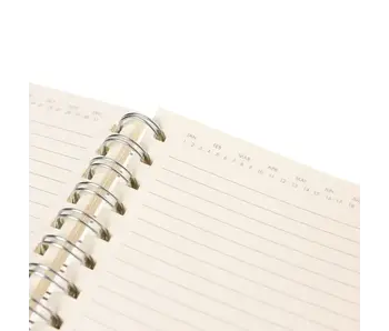 Apollo Collection Silver Vegan Leather Journal