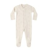 Rylee + Cru LLC ZIP LONG SLEEVE FOOTIE || BUNNIES