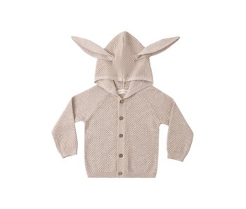 BUNNY KNIT SWEATER || HEATHERED LATTE