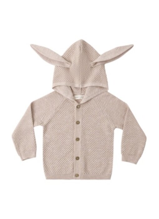 BUNNY KNIT SWEATER || HEATHERED LATTE