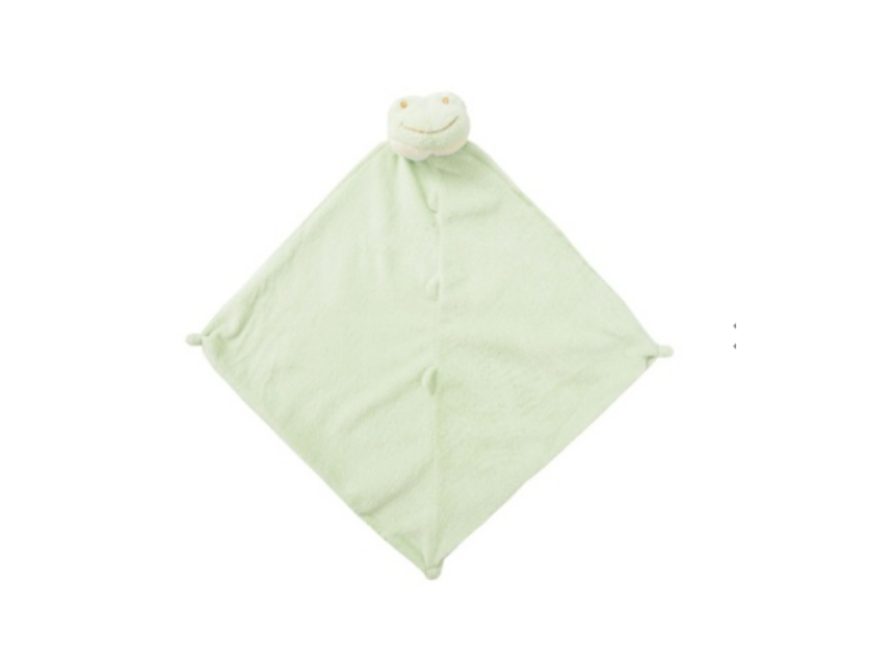 Angel Dear Green Frog Blankie