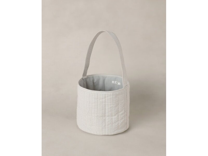 Rylee + Cru LLC EASTER BASKET | SKY STRIPE SEERSUCKER
