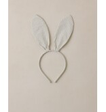 Rylee + Cru LLC BUNNY HEADBAND | SKY STRIPE SEERSUCKER