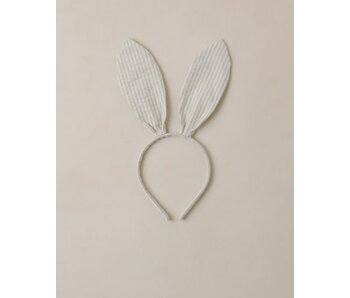 BUNNY HEADBAND | SKY STRIPE SEERSUCKER