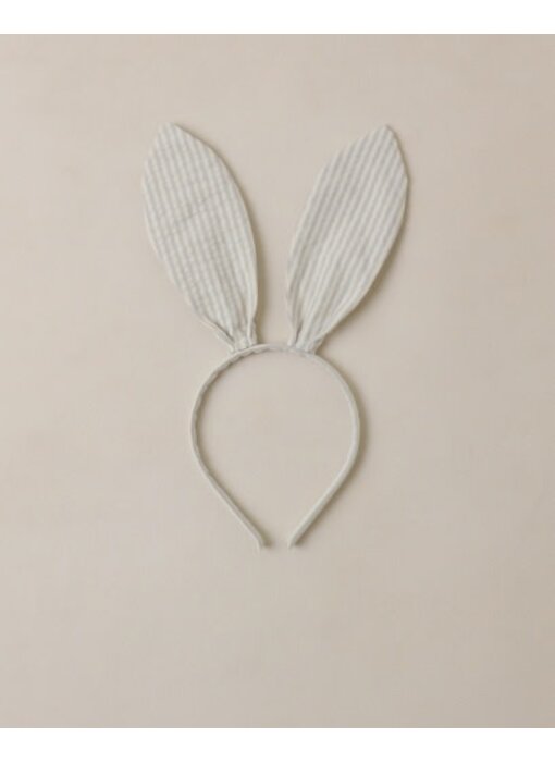 BUNNY HEADBAND | SKY STRIPE SEERSUCKER