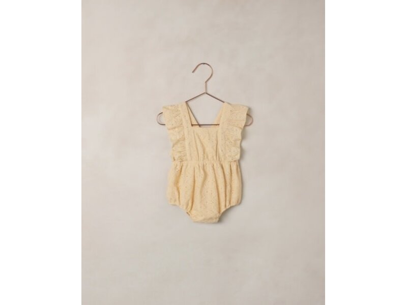 Rylee + Cru LLC LUCY ROMPER | LEMON