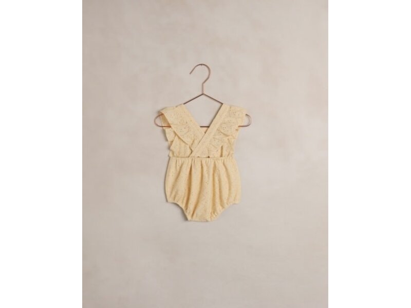 Rylee + Cru LLC LUCY ROMPER | LEMON