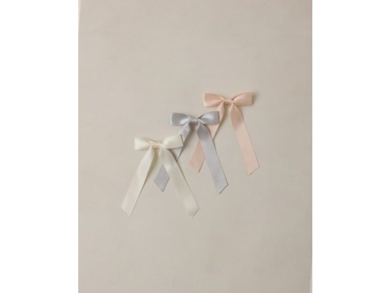 Rylee + Cru LLC SATIN RIBBON BOWS | PEARL, IVORY, MIST
