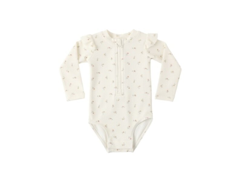 Rylee + Cru LLC BYRON RASHGUARD ONE-PIECE || PETIT FLEUR