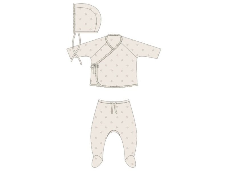 Rylee + Cru LLC TAKE HOME SET || MAUVE DITSY