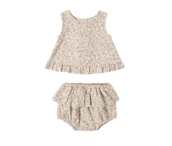RUFFLED TULIP TOP + BLOOMER SET || DAHLIA