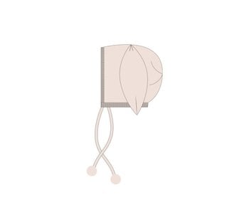 BUNNY KNIT BONNET || ECRU