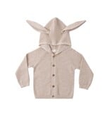 Rylee + Cru LLC BUNNY KNIT SWEATER || HEATHERED LATTE